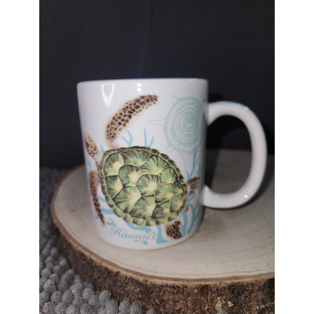 Sea Turtle Coffee Cup Mug Hawaii Honu Voyage Souvenir‎ 2016 ABC Stores